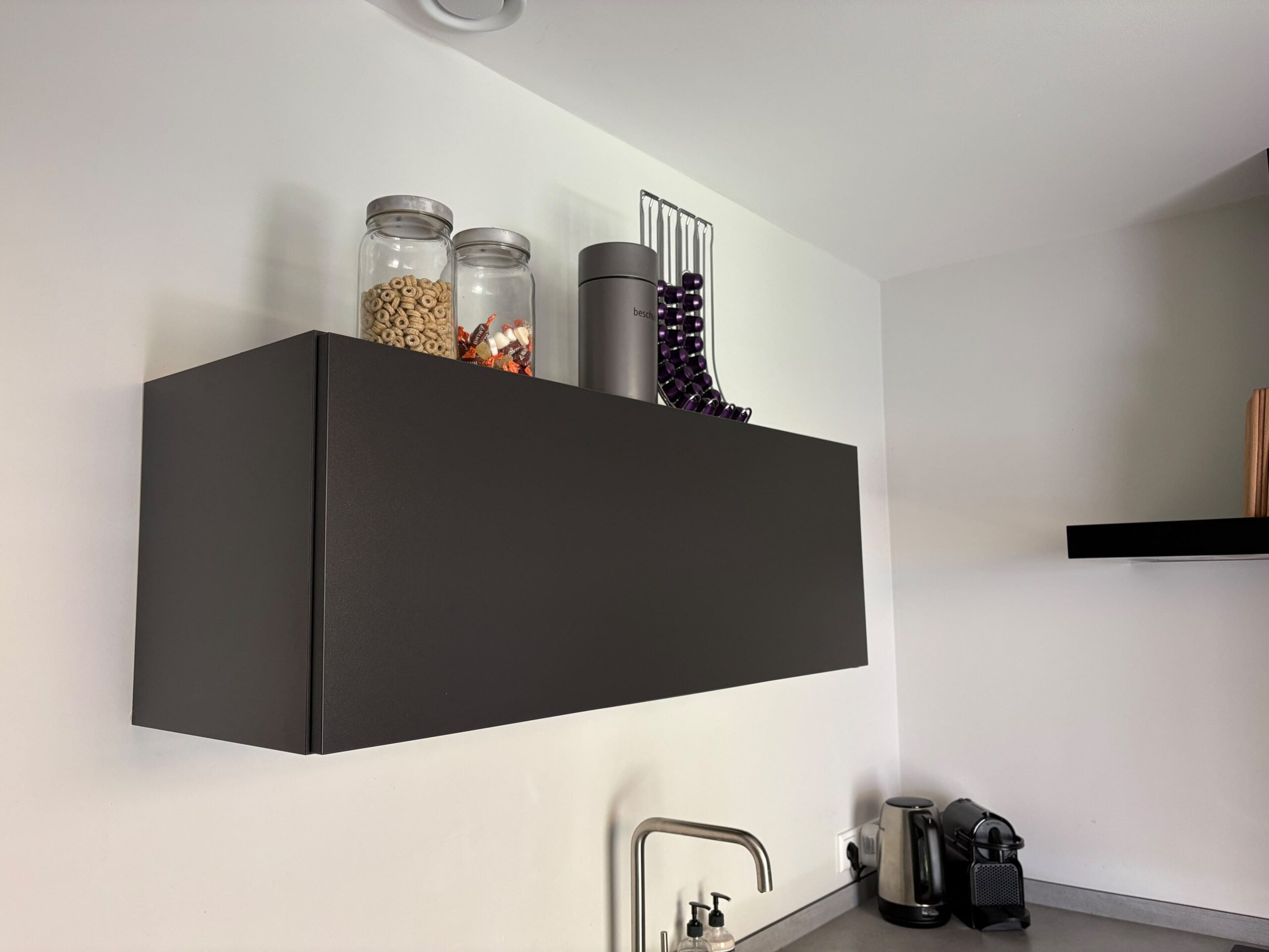 Luxe Moderne mat antraciet hoekkeuken incl. ALLE APPARATUUR ER BIJ - Afbeelding 8