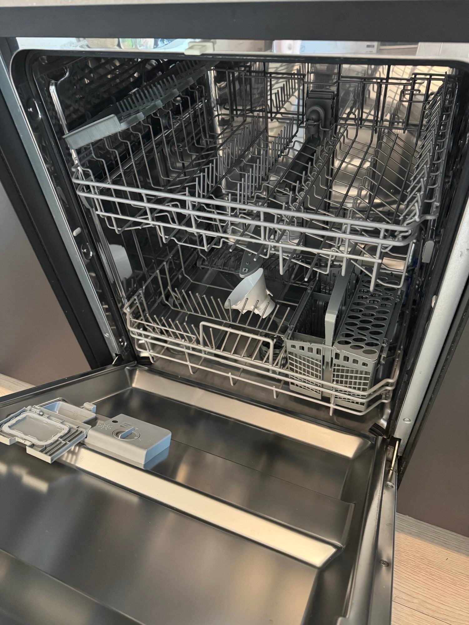 Moderne matzwarte rechte keuken 3,15 meter - Afbeelding 2