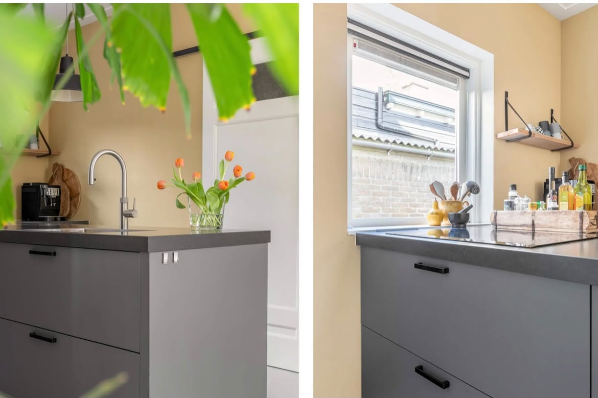 Luxe matgrijze eilandkeuken met Siemens apparatuur & Quooker TOP DEAL - Afbeelding 4