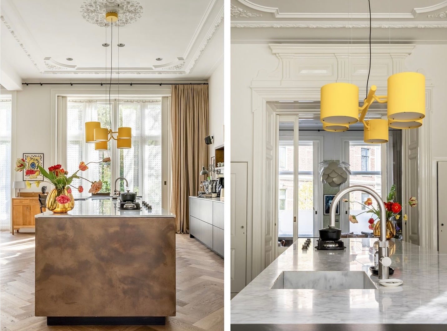 PRACHTIGE LUXE EILANDKEUKEN BRONS / ZWART - Afbeelding 3