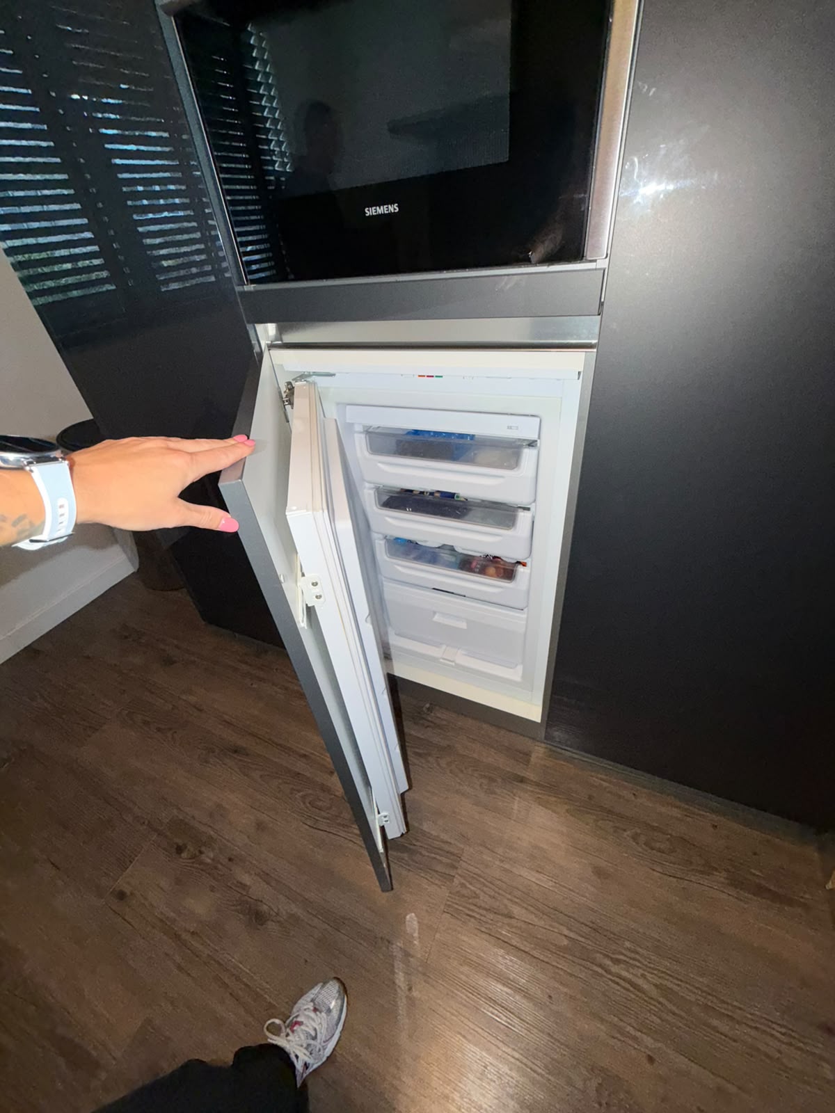 ANTRACIETGRIJZE HOOGGLANS DUBBELWANDIGE KEUKEN - Afbeelding 6