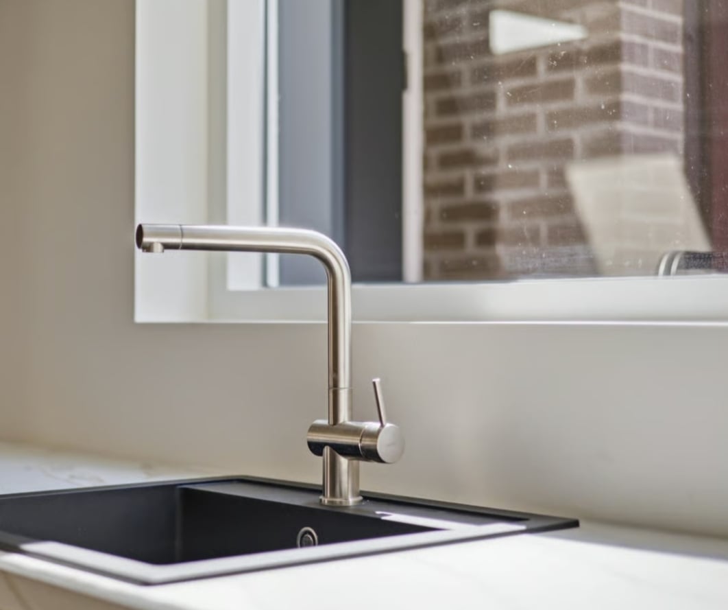 Luxe Greeploze Walnoot Eilandkeuken incl. BORA - Afbeelding 7